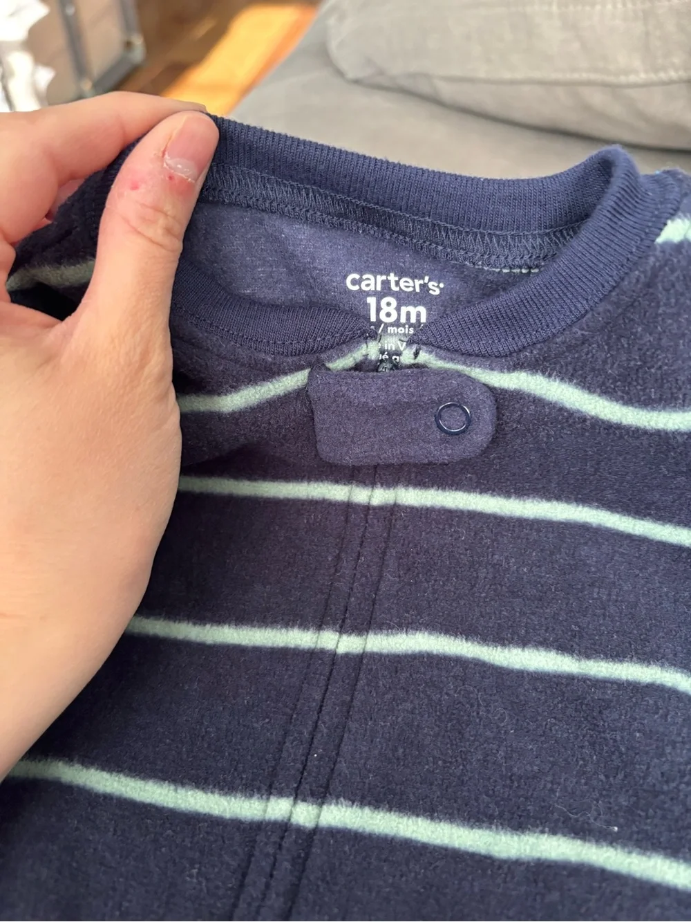 Carters Dino Fleece Footie Pajamas